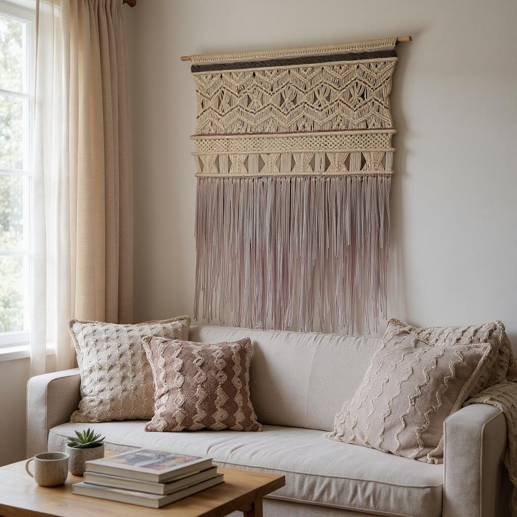 Lila — Handmade Macrame Wall Art